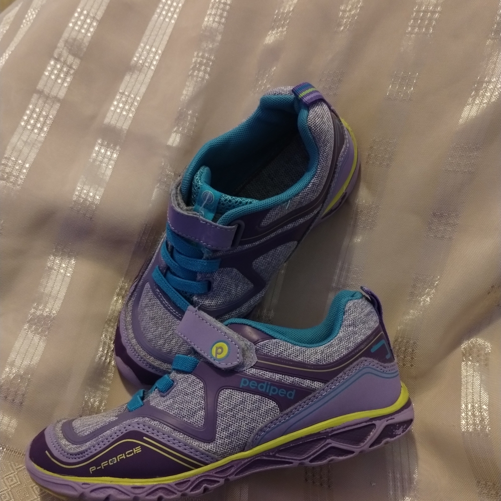 Pediped Kids' Purple and Blue Sneakers